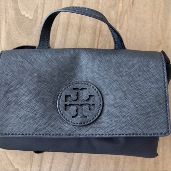 Tory Burch Black Nylon Packable Backpack - Picture 3 of 4